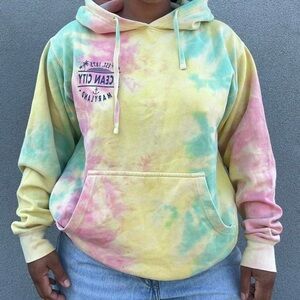 Tie dye oversized hoodie